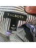 Talbots 100% Cotton Stripes Blue White Long Sleeve Blouse Size M - photo 3