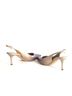 Tory Burch 100% Leather Ombre Multi Color Heels Size 7 - photo 4