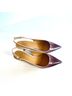 Tory Burch 100% Leather Ombre Multi Color Heels Size 7 - photo 7