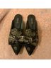 RAYE Gold Black Flats Size 8 - photo 3
