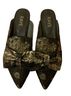 RAYE Gold Black Flats Size 8 - photo 1