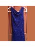 Scala Blue Cocktail Dress Size M - photo 4