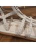 Stuart Weitzman 100% Leather Solid White Sandals Size 5 1/2 - photo 10
