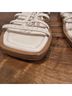 Stuart Weitzman 100% Leather Solid White Sandals Size 5 1/2 - photo 5
