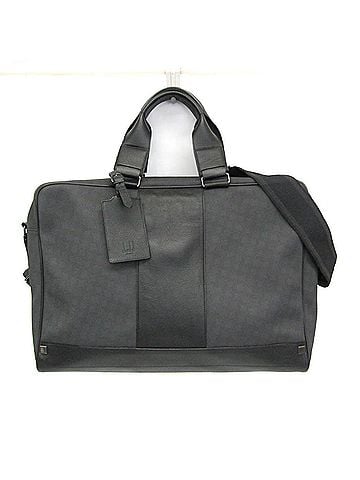 Dunhill Dunhill Business Bag Men's Leather,PVC Briefcase,Document Case Black,Dark Gray (view 1)