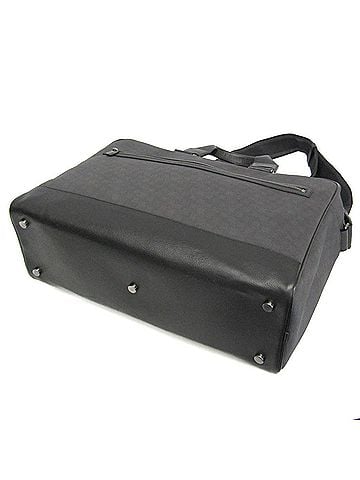 Dunhill Dunhill Business Bag Men's Leather,PVC Briefcase,Document Case Black,Dark Gray (view 2)