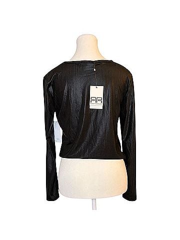 Robert Rodriguez twist front top Long Sleeve Blouse (view 2)