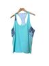 Fabletics Print Teal Sleeveless Top Size XXL - photo 1