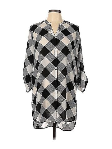 Kaari Blue Long Sleeve Button-Down Shirt (view 1)