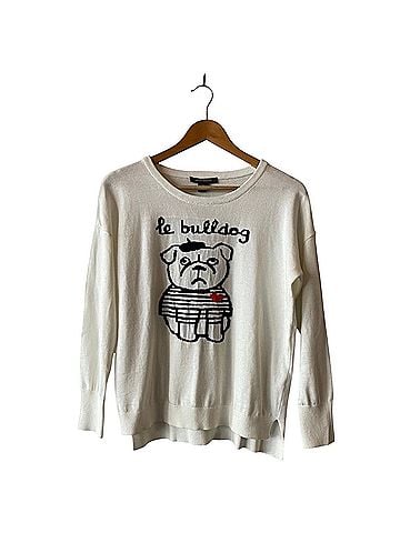 French Connection Le Bulldog Crewneck Pullover Sweater (view 1)