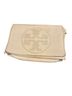 Tory Burch White Leather Clutch One size - photo 1