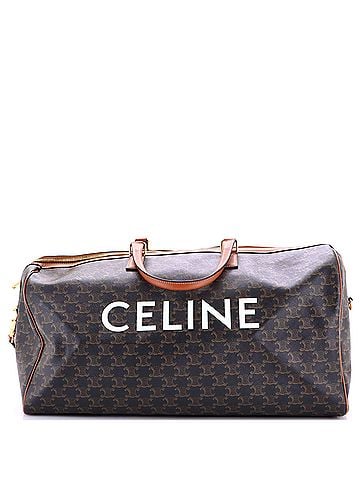 Céline Voyage Duffle Bag Triomphe Coated Canvas Large (view 1)