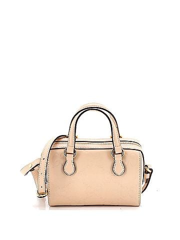 Gucci Convertible Boston Bag Jumbo GG Embossed Leather Super Mini (view 1)