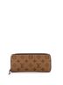Louis Vuitton 100% Coatead Canvas Brown Clemence Wallet Reverse Monogram Canvas One size - photo 1
