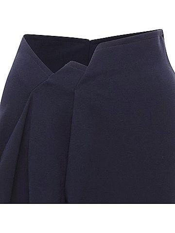 Jil Sander Jil Sander Asymmetric Jagged Cut Out Waistband Skirt (view 2)