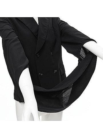 Comme des Garçons COMME DES GARCONS 1990 infinity loop sleeve double breasted blazer jacket S (view 2)