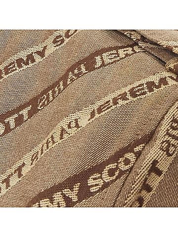 Jeremy Scott vintage JEREMY SCOTT 2000 brown logo jacquard aviator bomber jacket M (view 2)