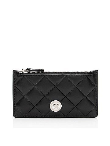 Versace Versace Quilted Nappa La Medusa Card Holder (view 1)