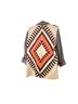 Davi & Dani Aztec Or Tribal Print Green Jacket Size M - photo 2