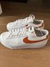 Nike White Orange Gold Sneakers Size 9 - photo 5