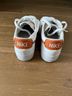 Nike White Orange Gold Sneakers Size 9 - photo 3