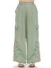 Johnny Was Green Marisol Drawstring Hem Cargo Pant Size M - photo 3