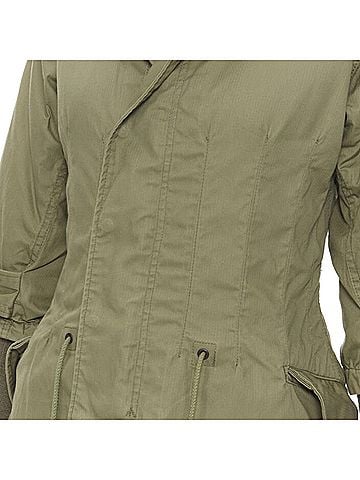 Junya Watanabe JUNYA WATANABE 2010 green cotton fitted waist fisherman parka coat XS (view 2)
