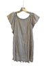 BCBGMAXAZRIA Stripes Black White Short Sleeve Blouse Size S - photo 2