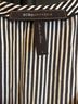 BCBGMAXAZRIA Stripes Black White Short Sleeve Blouse Size S - photo 3
