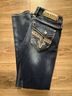 Rock Revival Solid Blue Jeans Size 28 - photo 5