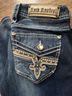 Rock Revival Solid Blue Jeans Size 28 - photo 6