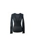 BCBGMAXAZRIA Solid Black Long Sleeve Top Size XS - photo 1