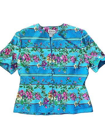 Adrianna Papell Silk Blazer (view 1)