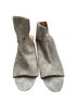Kenneth Cole 100% Velour Gray Ankle Boots Size 9 - photo 4