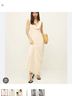 Reformation 100% Polyester Ivory Cocktail Dress Size 6 - photo 11