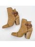 Rag & Bone 100% Leather Solid Tan Ankle Boots Size 10 - photo 5