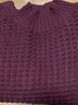 French Connection 100% Cotton Solid Burgundy Pullover Sweater Size M - photo 7