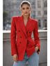 Smythe Solid Red Blazer Size 2 - photo 4