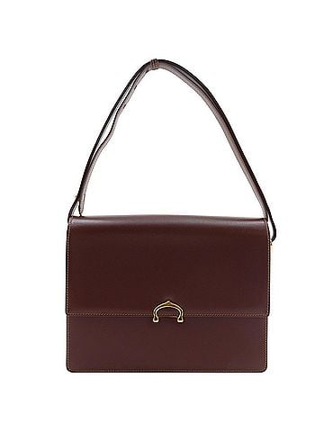 Cartier Cartier Must Line Shoulder Bag, Calfskin, Bordeaux, A5 size, Flap Closure, Women's (view 1)