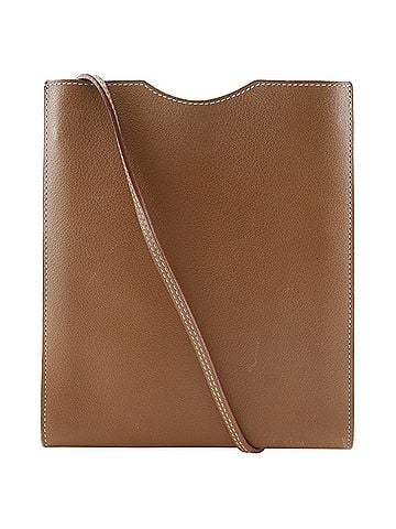 Hermès Hermes Onimetu Shoulder Bag, Calfskin, Brown, Open Type, Women's (view 1)