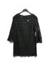J.Crew Floral Solid Black Cocktail Dress Size 6 - photo 1