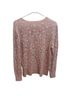 Time and Tru Hearts Pink White Pullover Sweater Size 12 - photo 2