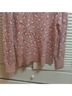 Time and Tru Hearts Pink White Pullover Sweater Size 12 - photo 4