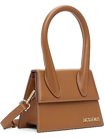 Jacquemus Le Chiquito Mini Leather Brown Leather Crossbody Bag Bag (view 1)