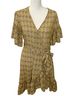 Max Studio Floral Yellow Black Casual Dress Size XL - photo 1