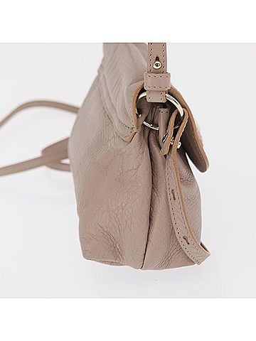 Chloé Lily Shoulder Bag Leather Beige Leather Handbag (view 2)