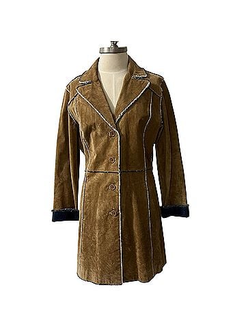 Scully Suede Western Denim Lined Blazer Car Coat (view 1)