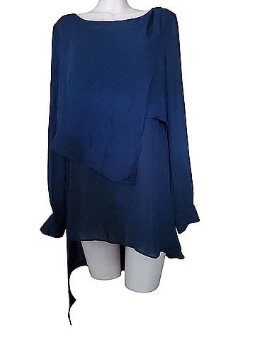 White House Black Market Long Sleeve Blouse (view 1)