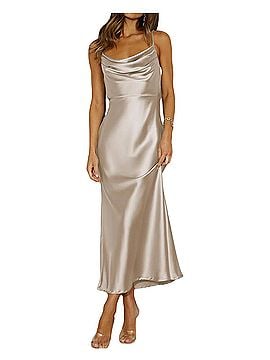satin dress amazon 20 Best Engagement Party Dresses on 2023 Sparkly Square Neck Sequins Long Prom Dress with Slit is appropriate for any occasions 20 Top Rated Amazon Bridesmaid
