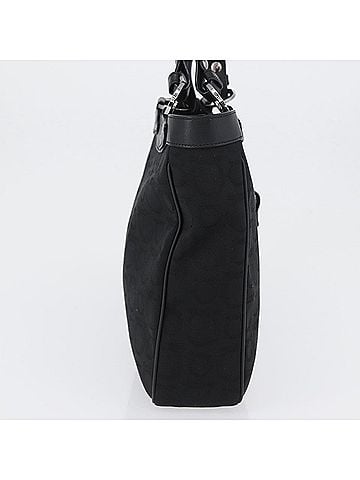 Salvatore Ferragamo Vintage Tote Bag Canvas Black Canvas Tote Bag Bag (view 2)